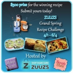zuuzs Spring Recipe Challenge