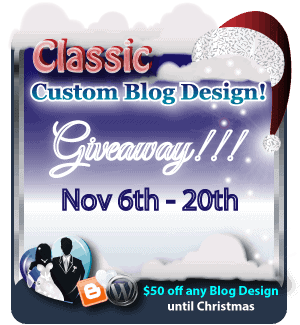Win a Custom Blog Design