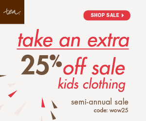Extra 25% off Sale Items at Tea Collection