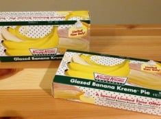 Krispy Kreme Banana KREME Pie Review #BananaKreme