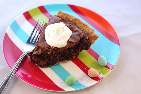 Chewy Chocolate Fudge Pie