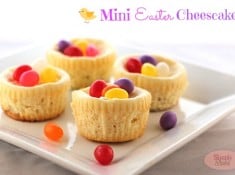 Mini Easter Cheesecakes