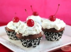 Cherry Coke Cupcakes