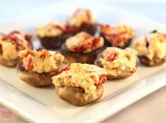 Goat Cheese & Sun-Dried Tomato Mushrooms