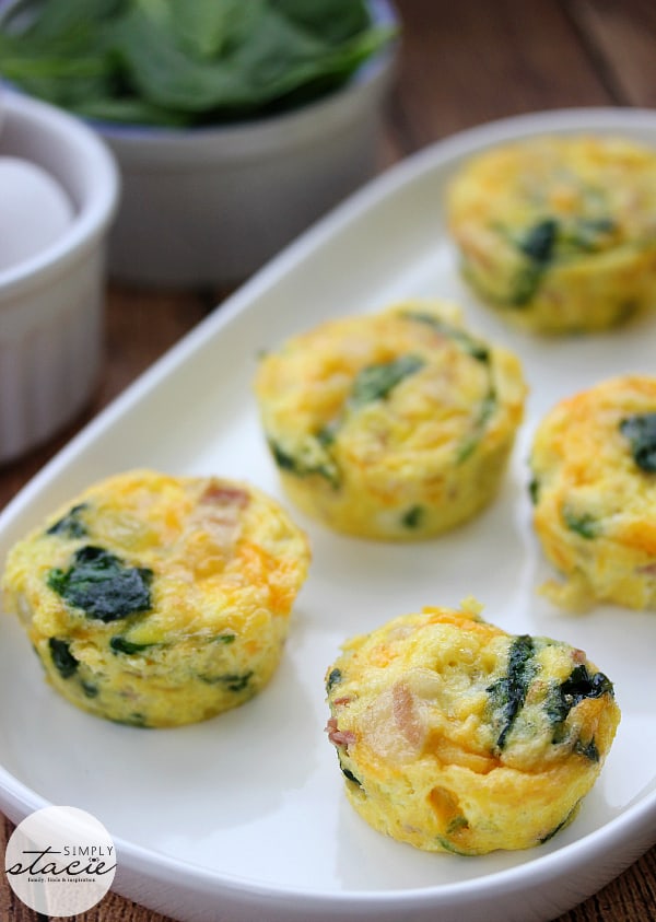 Spinach & Cheese Egg Muffins Simply Stacie