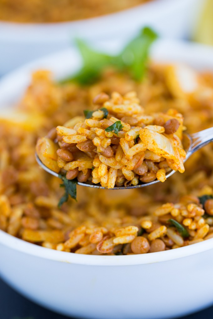Curried Lentil Rice #CulturedKitchen - Simply Stacie