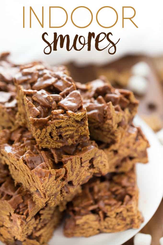 Indoor S'mores - This easy, no-bake dessert has all the flavours of a classic s'mores, but can be made in the cool, comfort of home. No campfire needed!