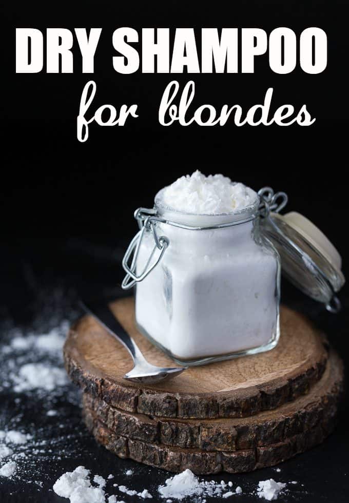 Dry Shampoo for Blondes - This easy DIY absorbs excess oil, adds volume and makes hair easy to style. It also hides dark roots!