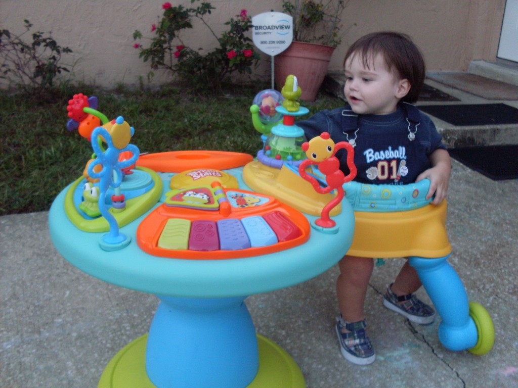 bright starts activity table with seat