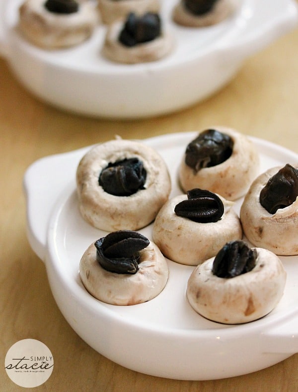 Escargots in Mushroom Caps with Garlic Butter - Simply Stacie