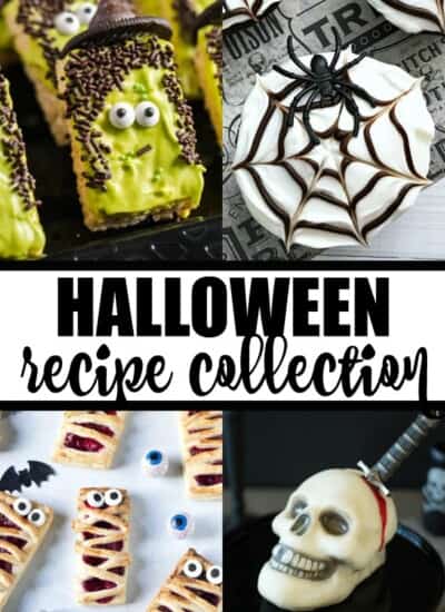 Halloween Recipe Collection - Halloween recipes that are a spooktacular dessert and recipes to serve up your family and guests this Halloween holiday. From party punch, mummy pizza, spooky desserts, and more. 