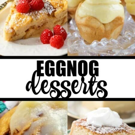Eggnog Desserts