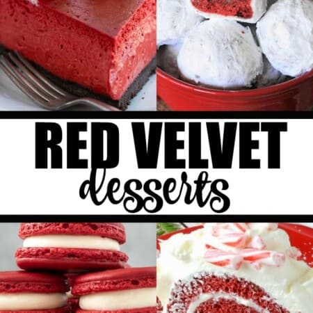 Red Velvet Desserts - In this collection, you will find delicious mouth-watering recipes for everything from cakes and cookies to cinnamon rolls, pancakes, and waffles. We even have a delightful Red Velvet Ice Cream Float!