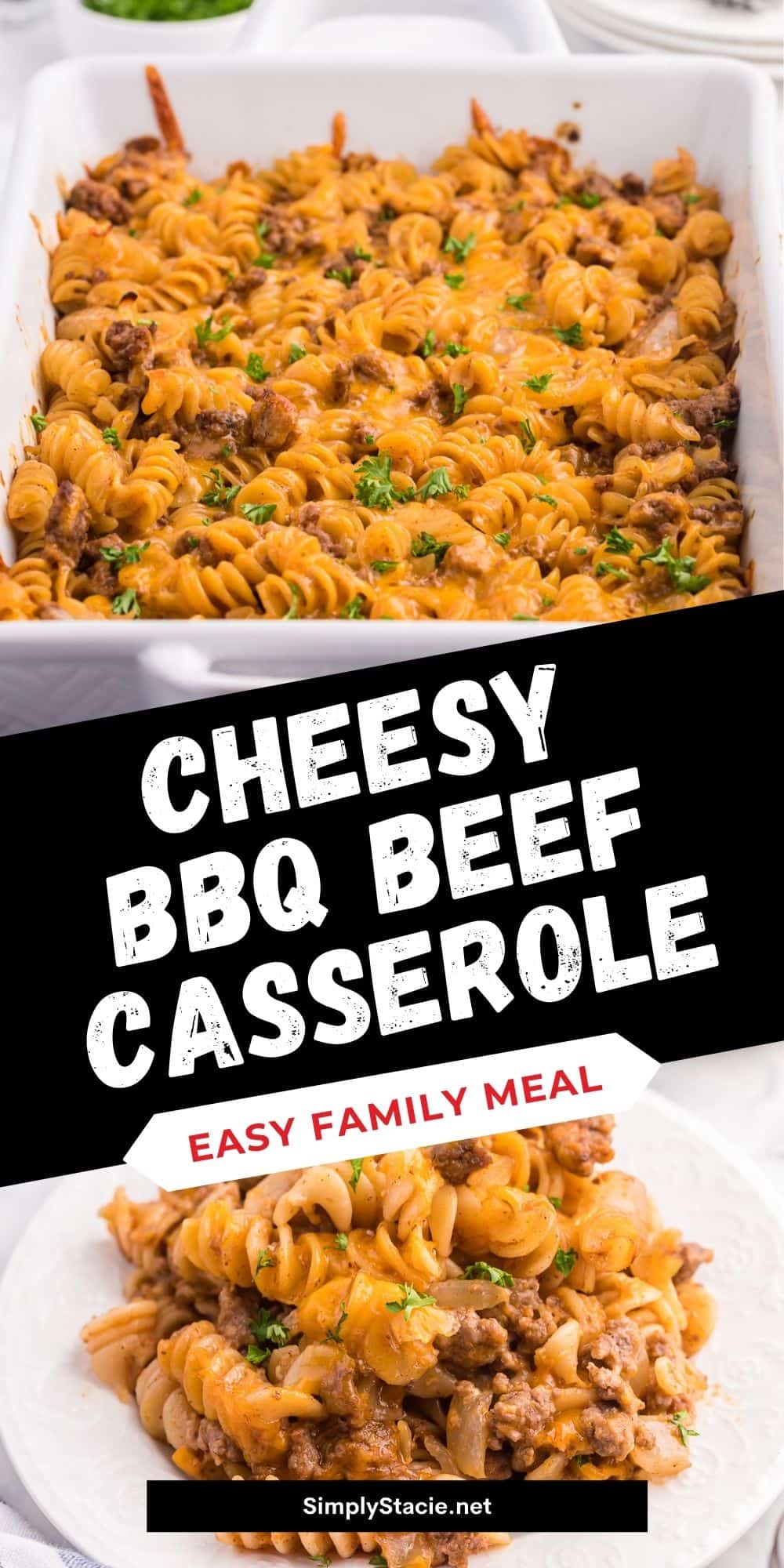 Cheesy BBQ Beef Casserole Recipe Simply Stacie