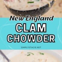 New England Clam Chowder Pin image.