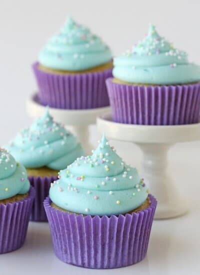 Gorgeous Purple Cupcakes