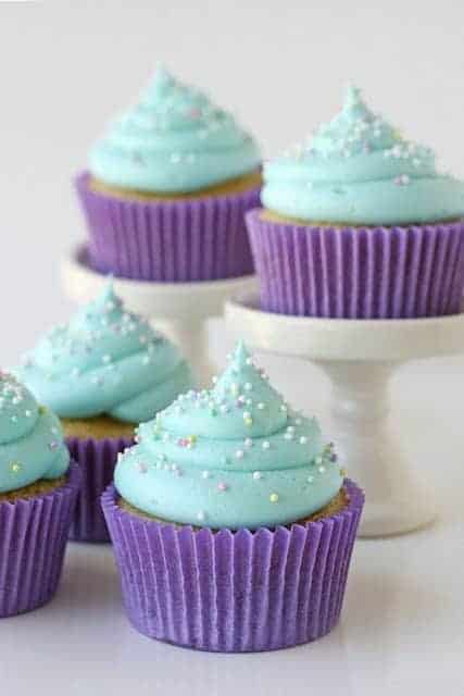 Gorgeous Purple Cupcakes