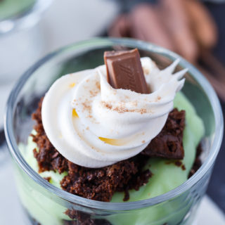 St. Patrick's Day Truffle - This easy and quick St. Patrick's Day dessert is made with boxed brownie mix, doctored instant vanilla pudding, Cool Whip and chocolate.