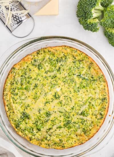 Broccoli Swamp - Don't let the name fool you - this versatile veggie-packed egg dish is delicious! Using fresh or frozen broccoli, along with eggs, Swiss cheese and a subtle garlic flavour, the whole family will love this dish!