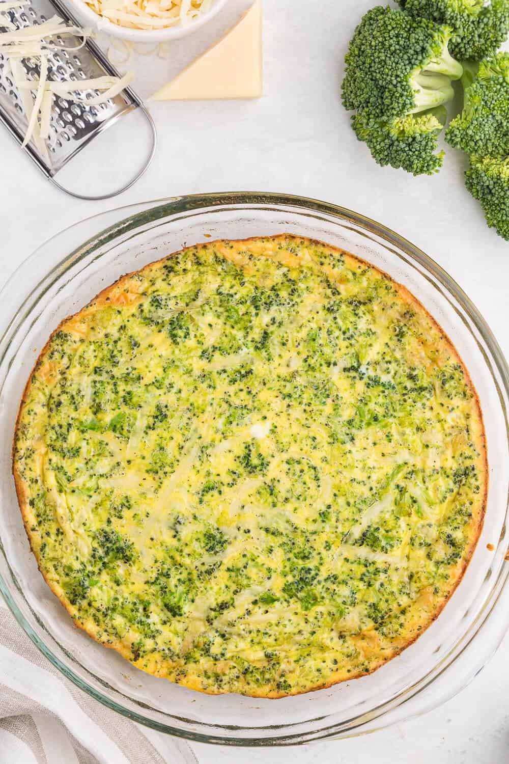 Broccoli Swamp - Don't let the name fool you - this versatile veggie-packed egg dish is delicious! Using fresh or frozen broccoli, along with eggs, Swiss cheese and a subtle garlic flavour, the whole family will love this dish!