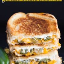 Jalapeno Popper Grilled Cheese Sandwich - Take your lunch to a whole new spicy level!