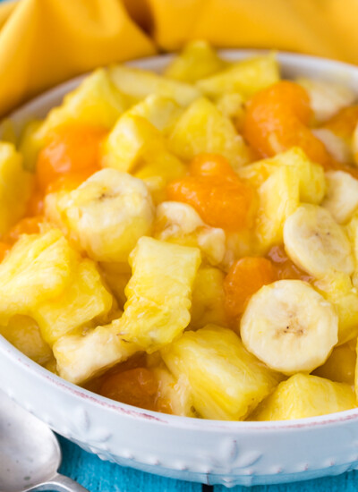 Sunshine Salad - A delicious fruit salad that is only 2 Weight Watcher’s Points Plus per one cup serving.