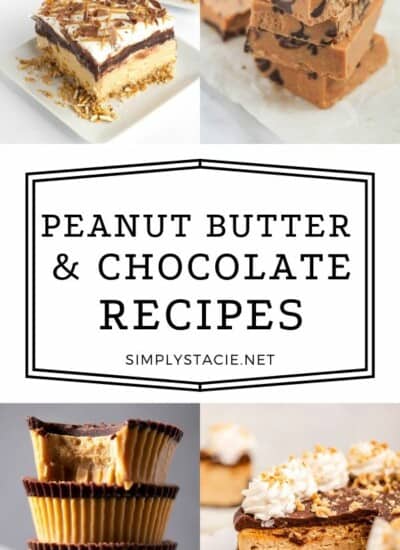 The Ultimate List of Peanut Butter & Chocolate Recipes - Just wait until you see the yumminess in our collection of Peanut Butter & Chocolate recipes.