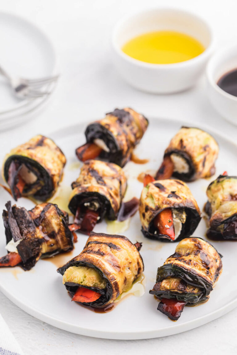 Grilled Zucchini Roll-Ups Recipe