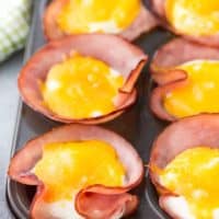 Ham & Eggs in a Muffin Tin - A quick and easy breakfast for a low carb lifestyle!