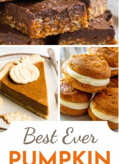Best Ever Pumpkin Desserts - In this Pumpkin Desserts collection, you'll find cakes, pies, cupcakes, brownies, cookies, donuts, whoopie pies, streusel bread, and more.