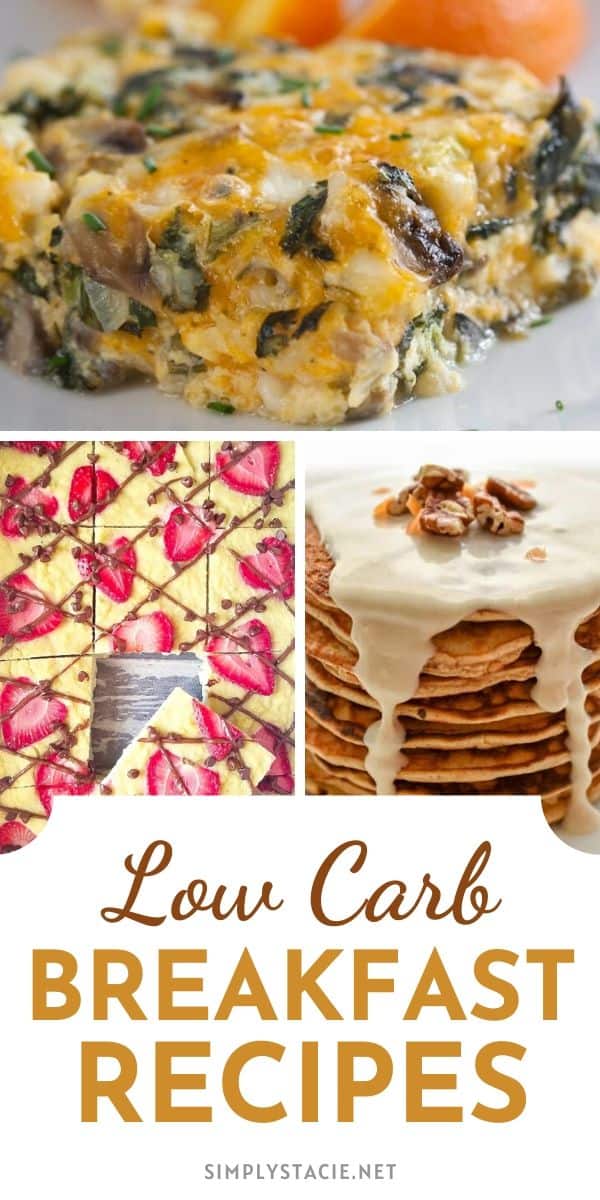 Low Carb Breakfast Recipes - Whether you have time to cook or absolutely NO time to cook, we have a solution in this yummy collection of Low Carb Breakfast recipes!