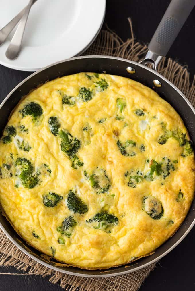 Broccoli Frittata - Simply Stacie