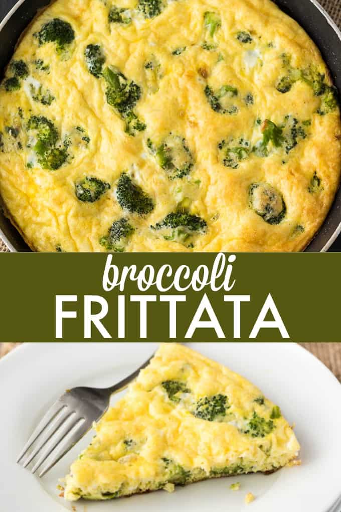 Broccoli Frittata - Easy, healthy and great for a low carb lifestyle.