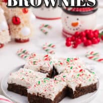 candy cane brownies pin