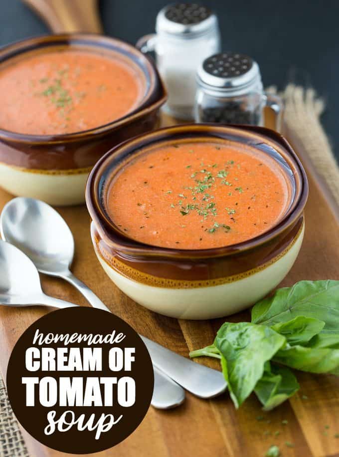 Homemade Cream of Tomato Soup Recipe - Simply Stacie