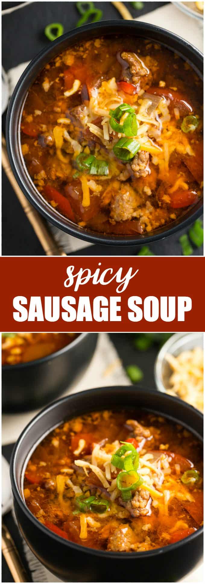 Spicy Sausage Soup Recipe - Simply Stacie