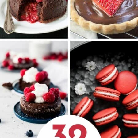 Valentine's Day Desserts - This collection includes deliciously rich and decadent chocolate creations to die for. And, did I mention the oh so good strawberry and raspberry delights? From cakes, cookies, and mousse cups to truffles and pastry hearts, there is a little something for everyone.