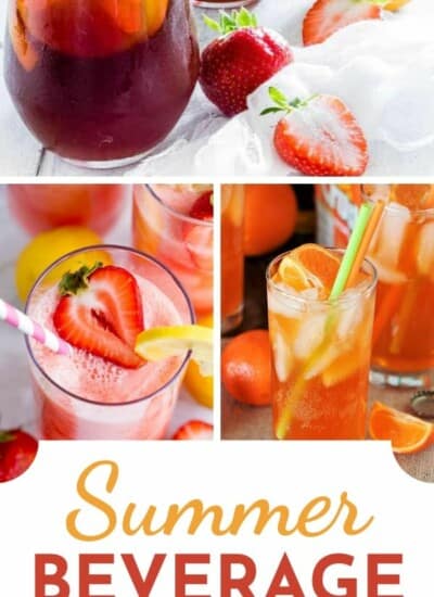 Summer Beverage Recipes - Browse through this fun collection of summer beverage recipes and choose a few to try. Each of the recipes is easy to make and will make the perfect addition to your summer drink collection! They are perfect for you, family, and also for entertaining. 