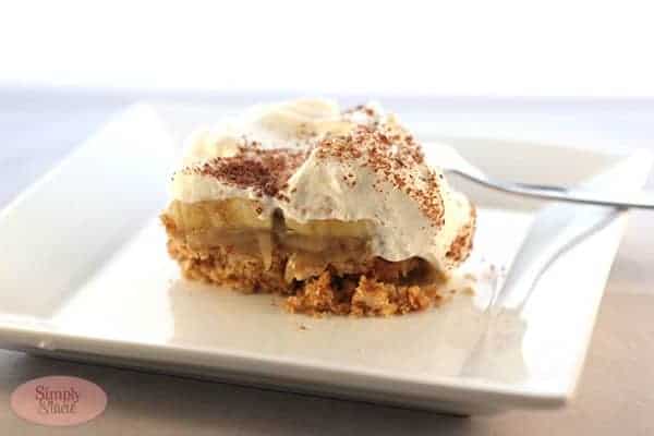 Banoffee Pie on a plate