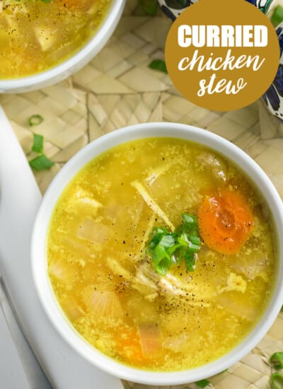 Curried Chicken Stew - delicious and low carb!