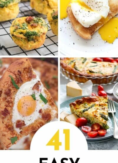Easy Egg Recipes - In this mouth-watering collection, you will find a variety of easy egg recipes to try on National Egg Day (or any other day for that matter).