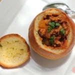 Garlic Bread Bowl Chicken Sloppy Joes Recipe #BreakUpWithGroundBeef