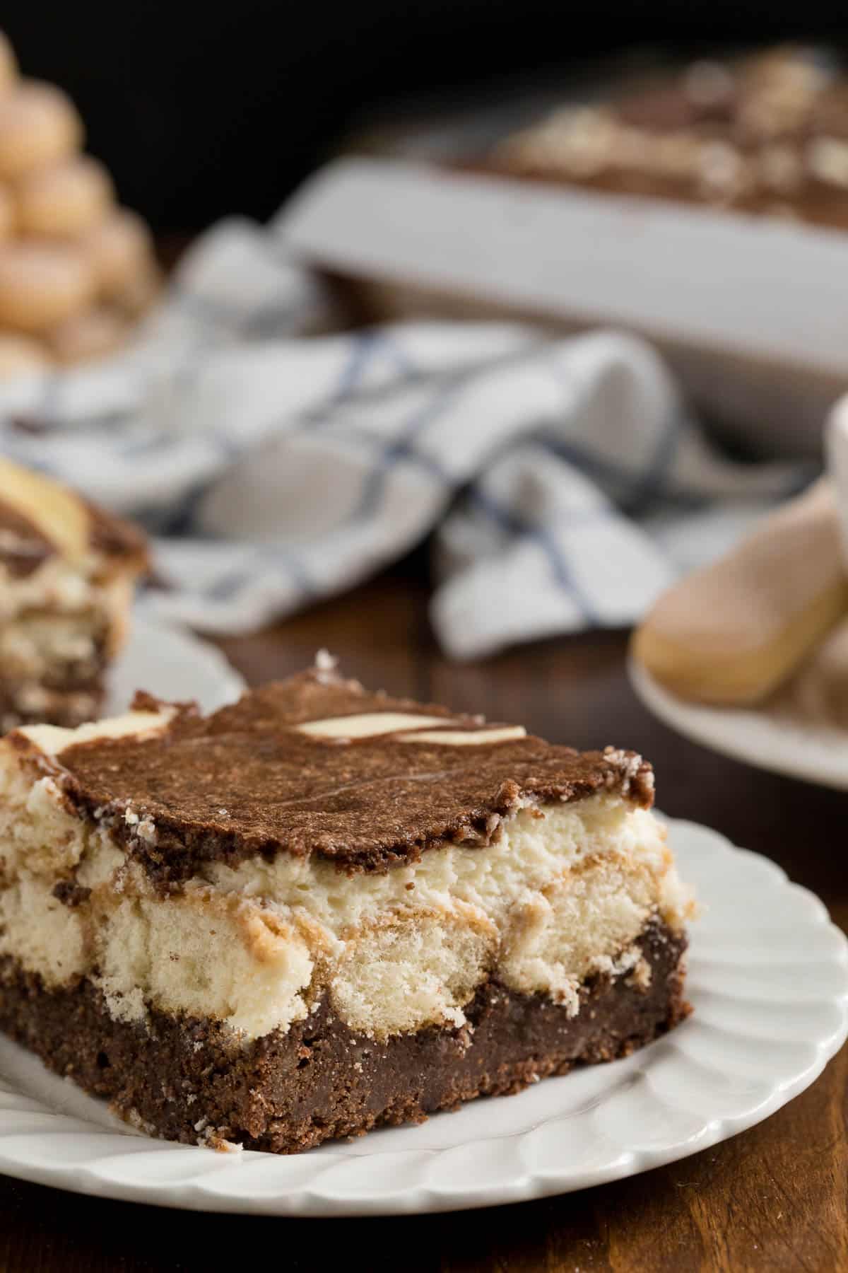 Tiramisu Brownies - Rich and sweet with a subtle coffee flavour, this layered dessert is a perfect ending to a meal.