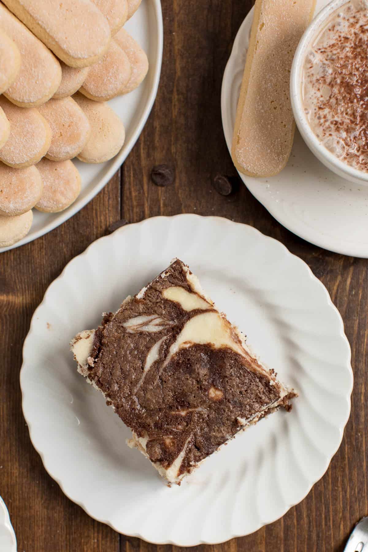 Tiramisu Brownies - Rich and sweet with a subtle coffee flavour, this layered dessert is a perfect ending to a meal.