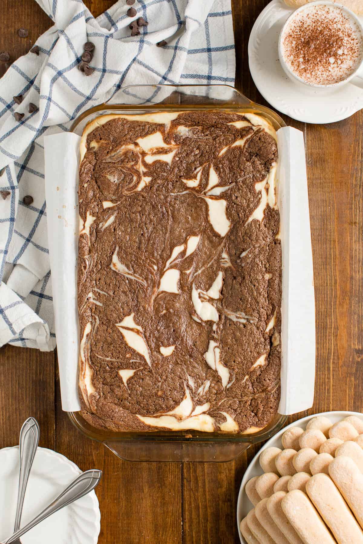 Tiramisu Brownies - Rich and sweet with a subtle coffee flavour, this layered dessert is a perfect ending to a meal.