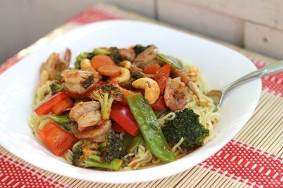 Spicy Shrimp & Vegetable Stir Fry Recipe