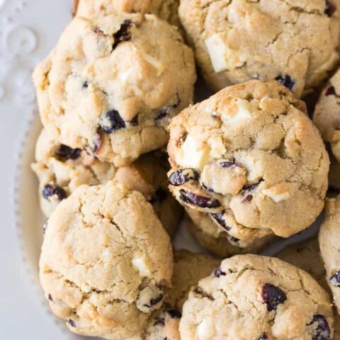 White Chocolate Chunk Cranberry Cookies