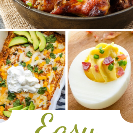 Easy Party Food Recipes - In this mouthwatering party food collection, you will find delicious savory party foods, along with a few sweet treats mixed in. There are plenty of finger foods, mini party sandwiches, meatballs on skewers, salsas, dips, and more!
