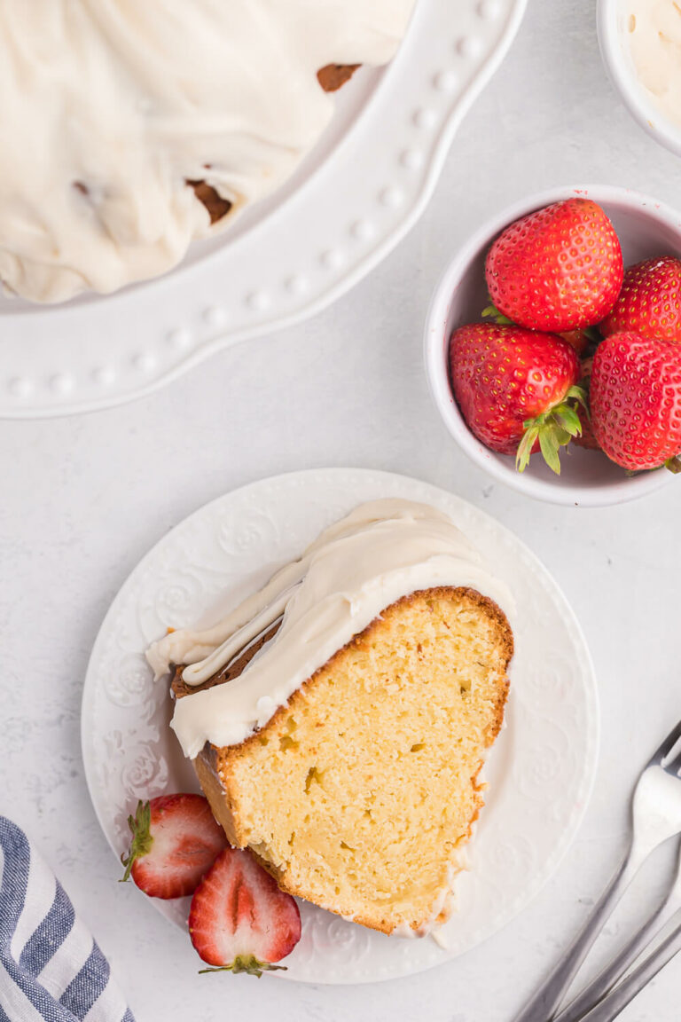 Vanilla Cream Cheese Bundt Cake Recipe Simply Stacie