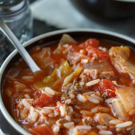 Cabbage Roll Soup - Everything I love about a cabbage roll, but 100 times easier to make!